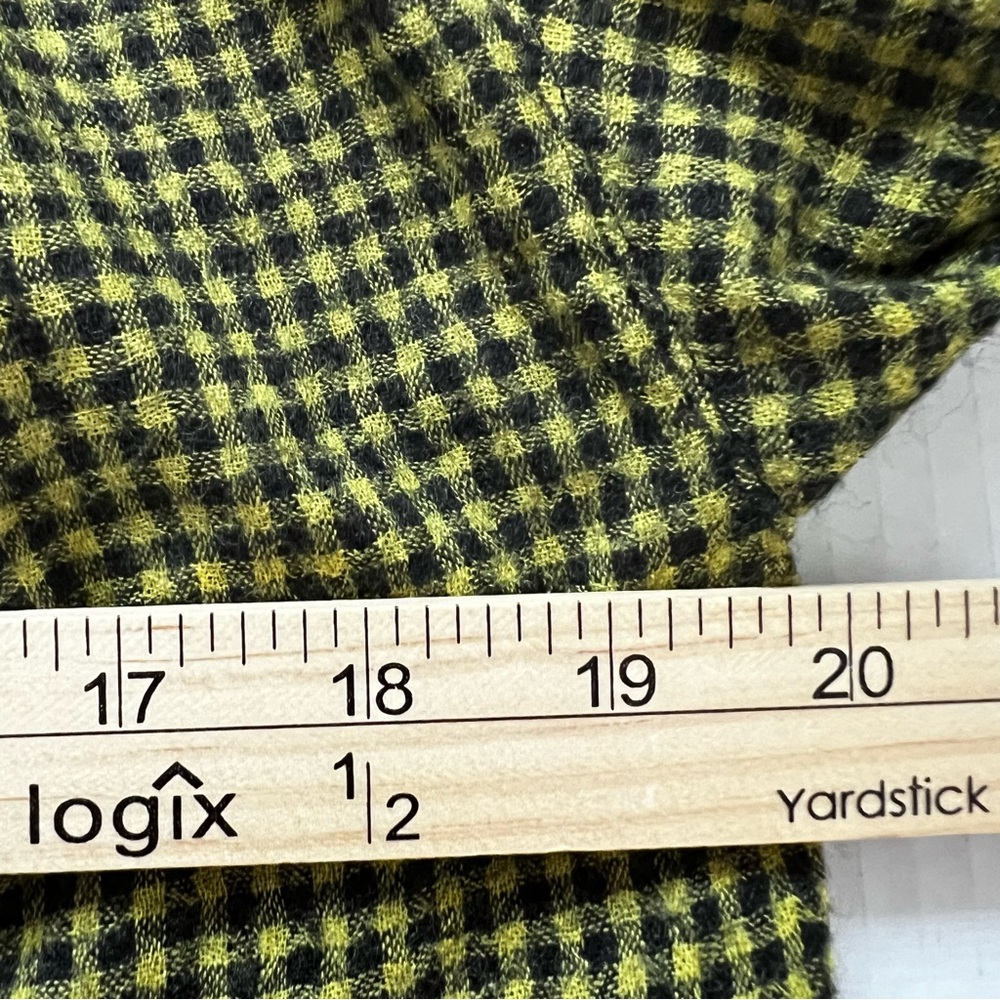 See By Chloé Virgin Wool Gingham Shift Dress French Mod Career Chic Size 8 - Picture 14 of 15